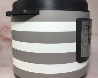 15 colors! - Stripes (Large Size) - Instant Pot wrap. Premium non-adhesive waterproof wrap by Instant Wraps. Striped wrap