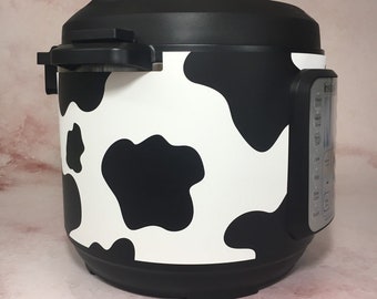 Cow print - Instant Pot wrap, Power Cooker wrap, Crock Pot Express wrap - Premium non-adhesive waterproof wrap by Instant Wraps