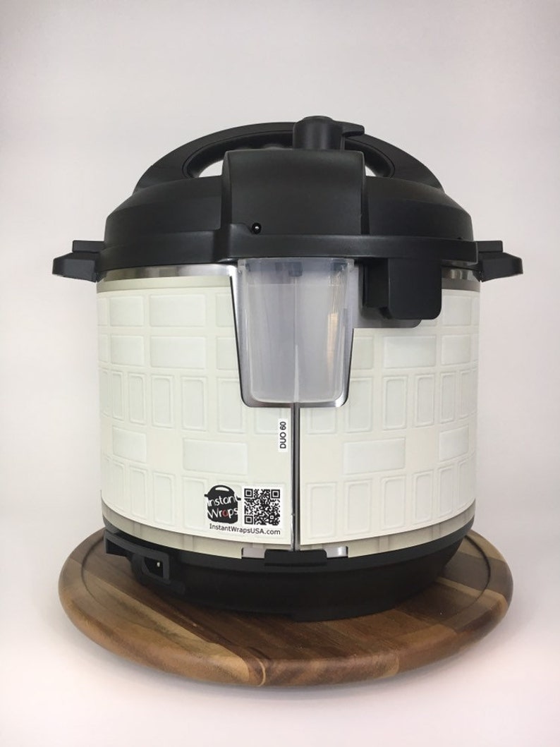 Blue and white droid wrap  Instant Pot wrap. Premium image 5