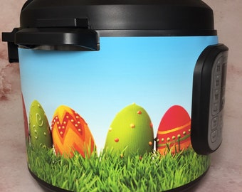 Easter eggs in grass - Instant Pot wrap, Power Cooker, Crock Pot Express - Premium non-adhesive waterproof wrap by Instant Wraps