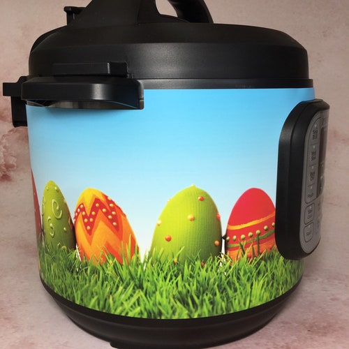 Easter eggs in grass - Instant Pot wrap, Power Cooker, Crock Pot Express - Premium non-adhesive waterproof wrap by Instant Wraps