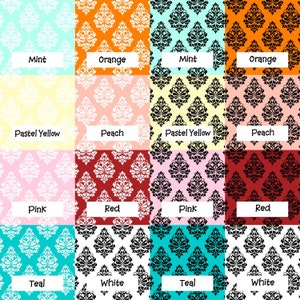 29 Color Combos Damask Instant Pot wrap, Power Cooker, Crock Pot Express wrap, Premium non-adhesive waterproof, magnetic instapot wrap image 3