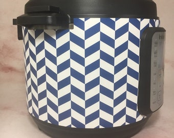 29 Color Combinations! - Herringbone pattern  - Instant Pot wrap. Premium non-adhesive waterproof, magnetic instapot wrap by Instant Wraps