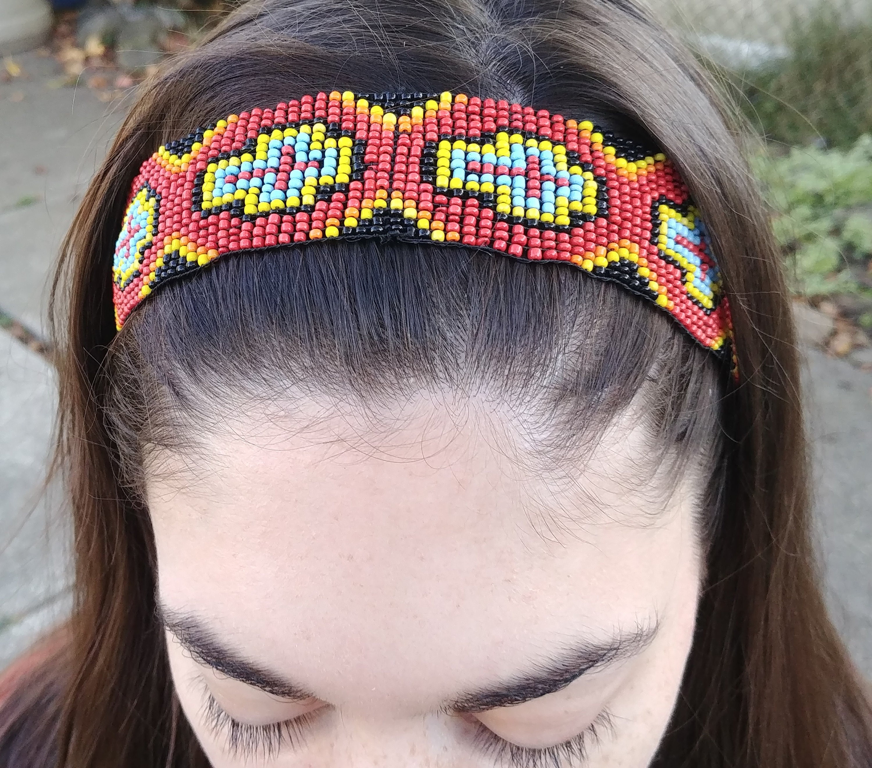 Seed Bead Headband - Etsy display picture 2