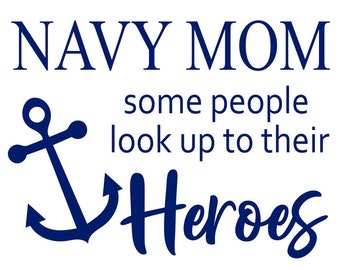 Download digital SVG da Navy Mom