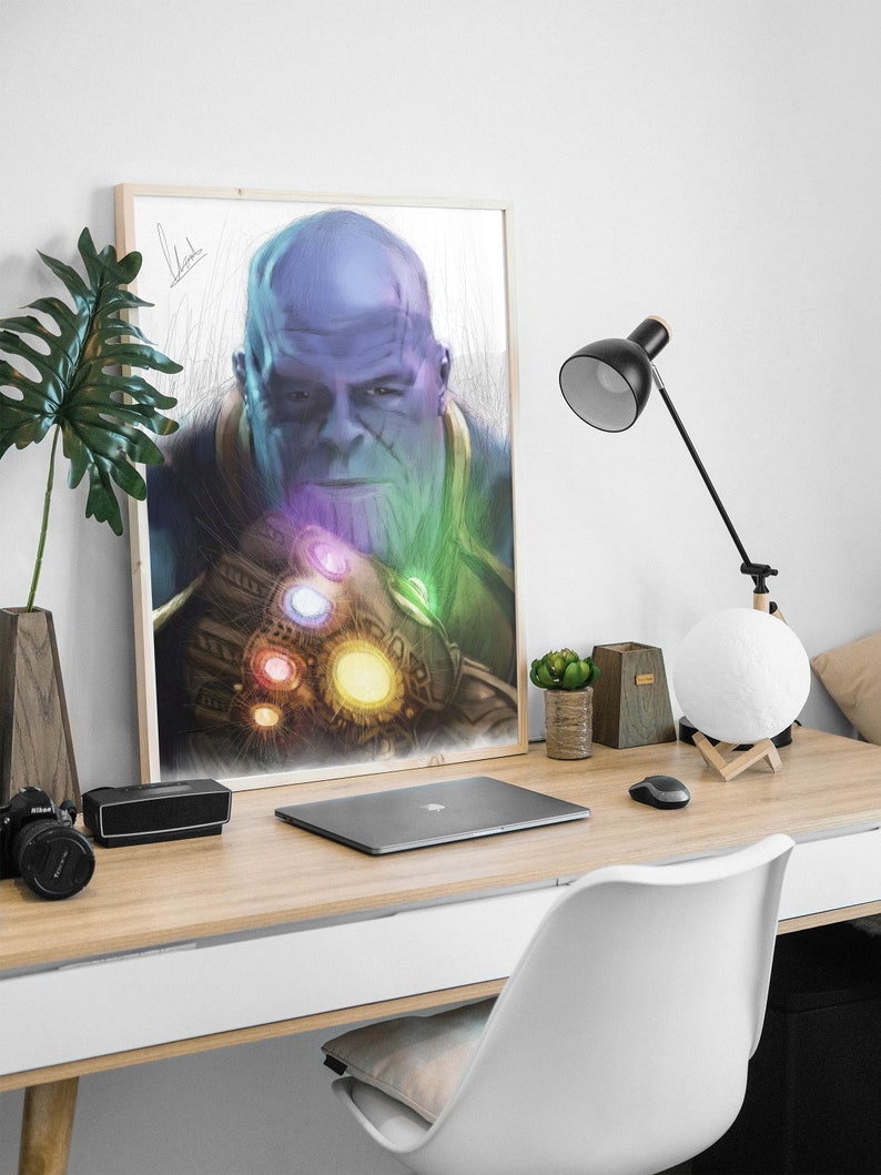 Thanos Poster Avengers Poster Thanos Print Infinity War - Etsy