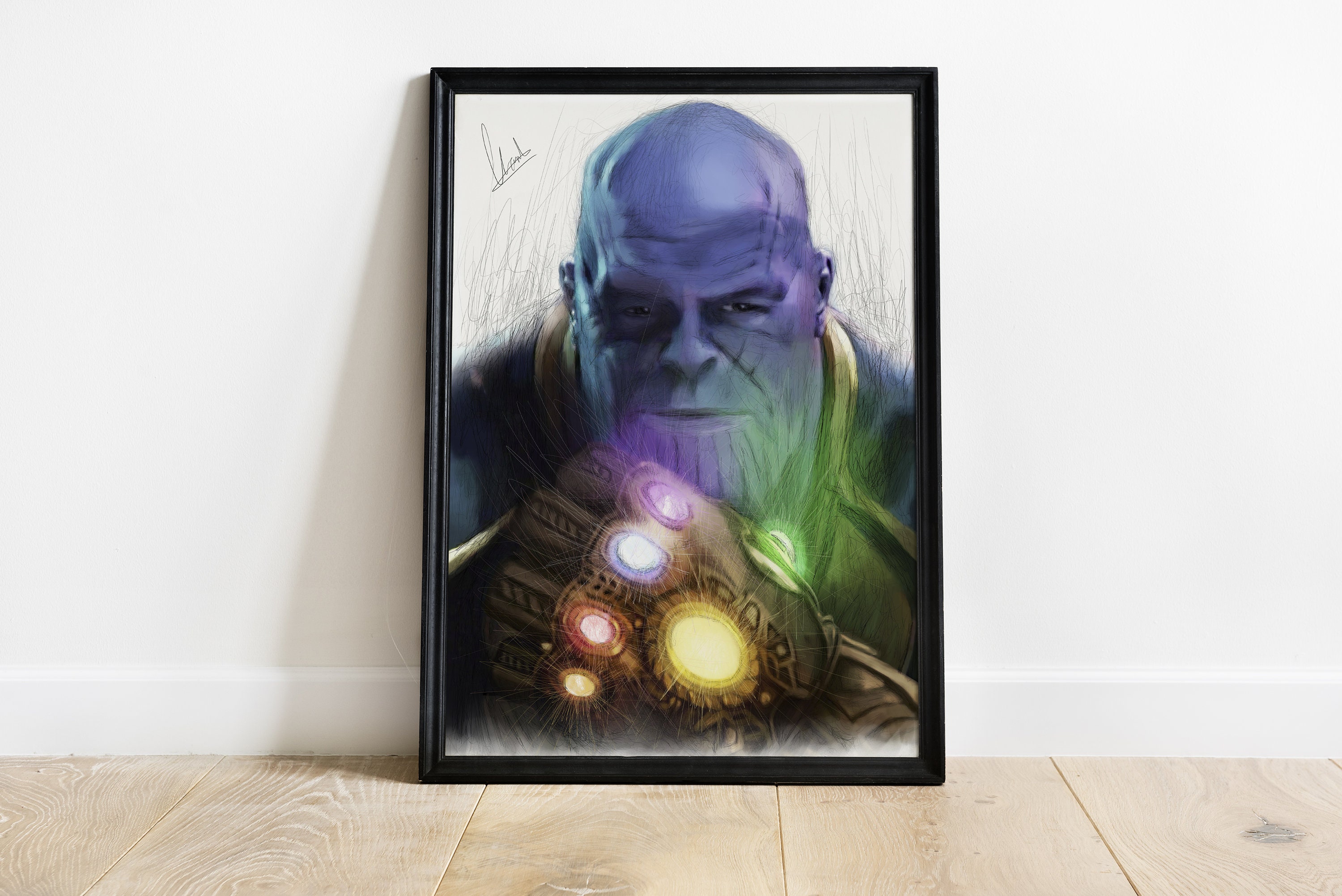 Thanos Poster Avengers Poster Thanos Print Infinity War - Etsy