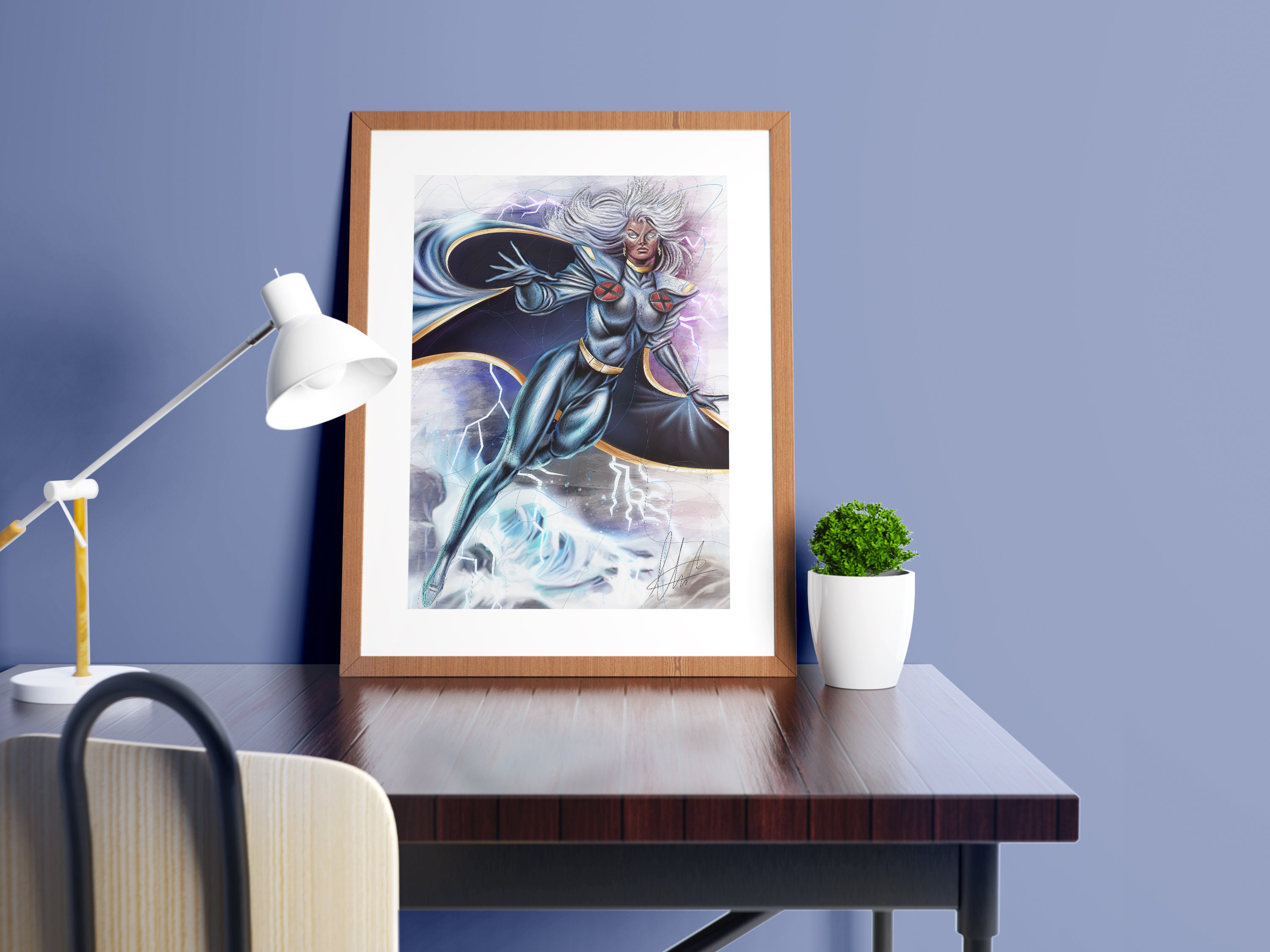 Storm Poster, Storm Print, Storm Art, Xmen Prints, Xmen Wall Art, X