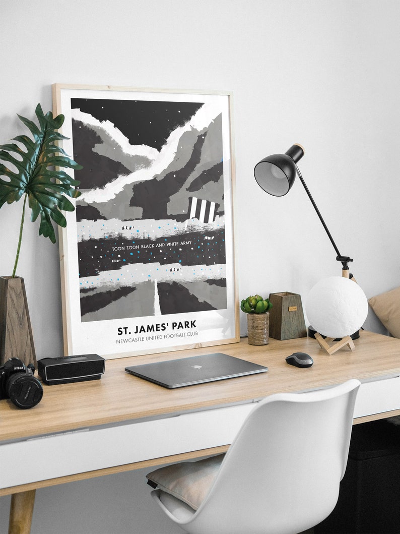Newcastle Poster, Newcastle Print, Newcastle Wall Art, St. James' Park