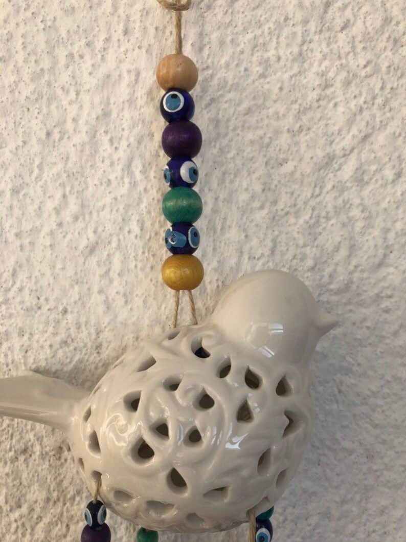 origani porcelain bird bell