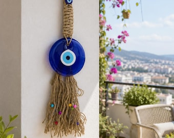 Evil eye, Big evil eye door decor, Evil eye wall hanging decor, Evil eye amulet, Evil eye home decor, Evil eye garden decor, Evil eye beads