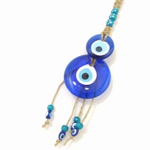Evil eye door decor Evil eye wall hanging decor Evil eye amulet Evil eye home decor Evil eye garden decor Evil eye beads Tribal decor