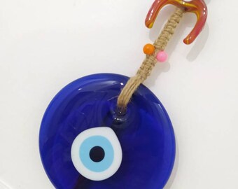 Evil eye decor Wall decor Evil eye art Wall hanging Bohemian wall decor Evil eye talisman Evil eye amulet Yoga room decor Evil eye amulet