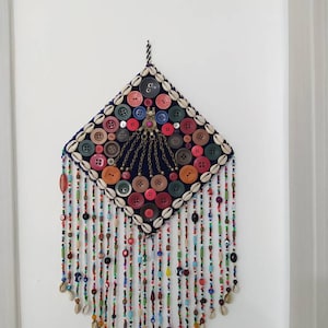 Wall hanging decor, Nazarlık, Bohemian decor, Wall decor, Wall hanging, Door hanging decor, Door ornament, Wall ornament, Amulet