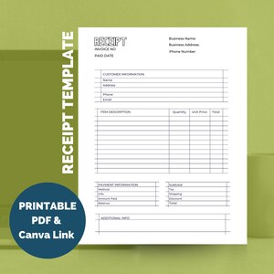 Receipt Template - by HowToFIRE
