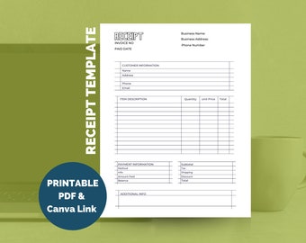 Receipt Template - by HowToFIRE