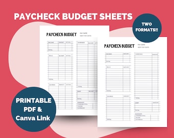 Paycheck Budget Tracker - by HowToFIRE