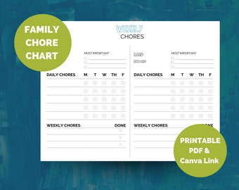 Family Chore Chart - by HowToFIRE