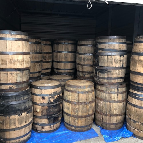 Authentic Used Bourbon Barrels Etsy