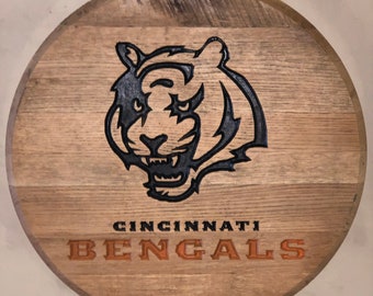 Cincinnati Bengals Engraved Barrel Head