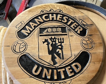 Manchester United Engraved Barrel Head