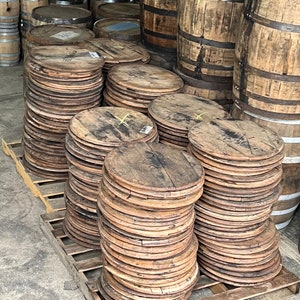 Used Bourbon Barrel Heads