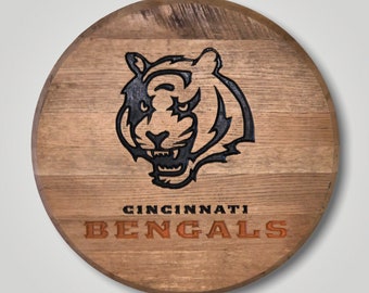 Cincinnati Bengals Engraved Barrel Head