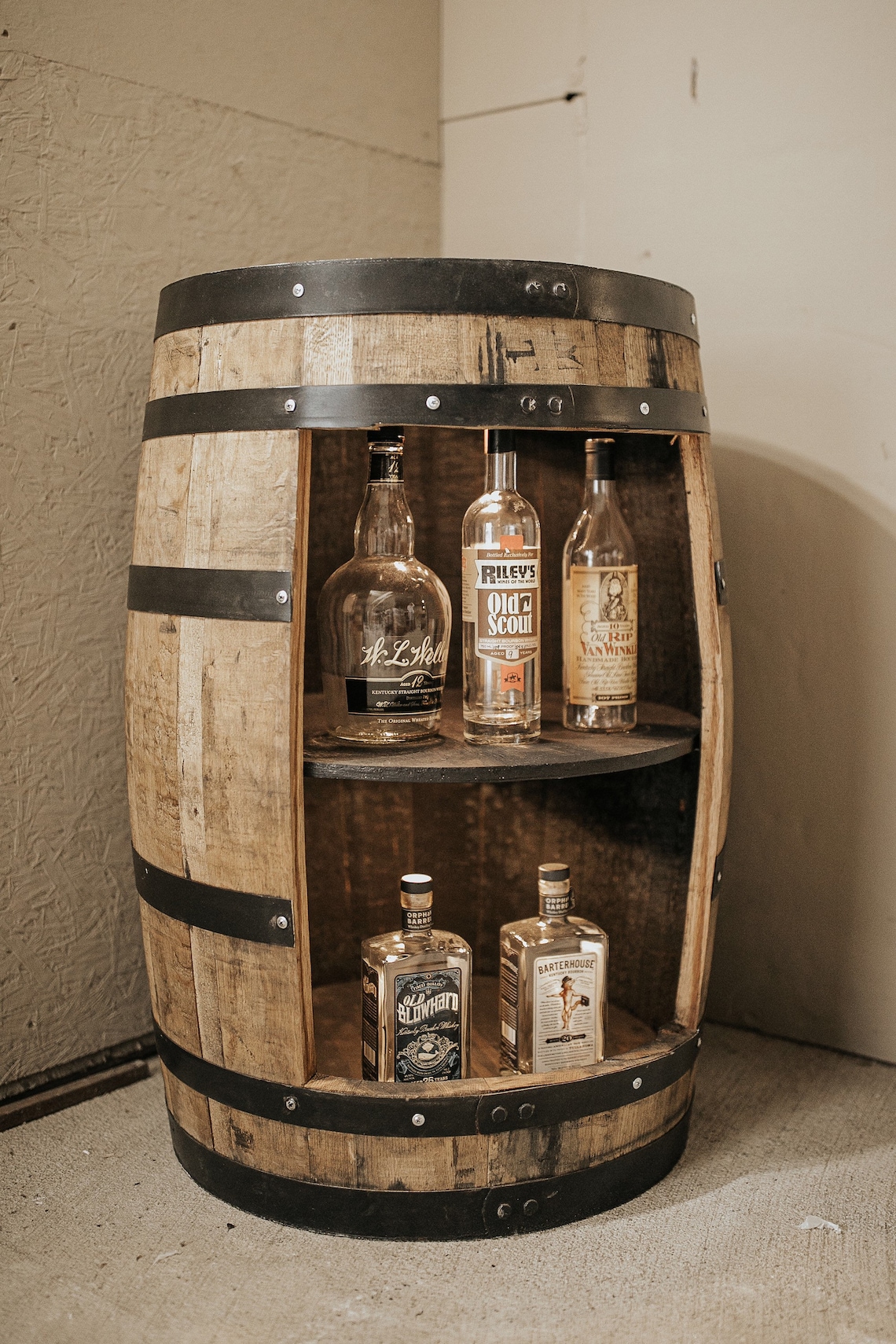 Bourbon Barrel Bar Etsy