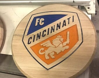 FC Cincinnati Engraved Barrel Head