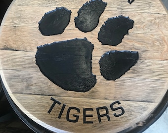Clemson Tigers Engraved Barrel Head