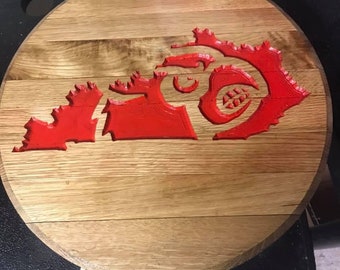 Louisville Cardinals Engraved Barrel Head