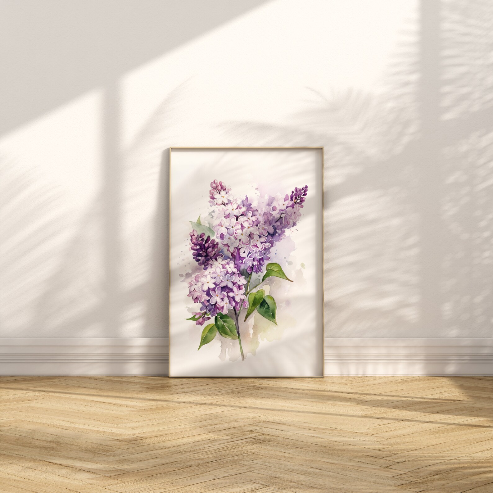 Lilac Watercolor Poster Watercolor Flowers Print Watercolor Flowers ...