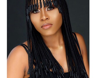 Braided Wig Etsy