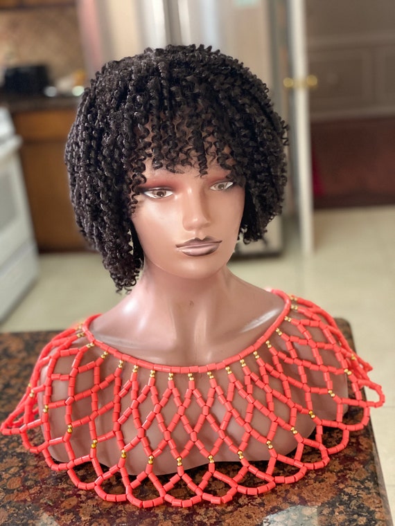 Handmade 4C Curly Wig.kinky Wig. Etsy