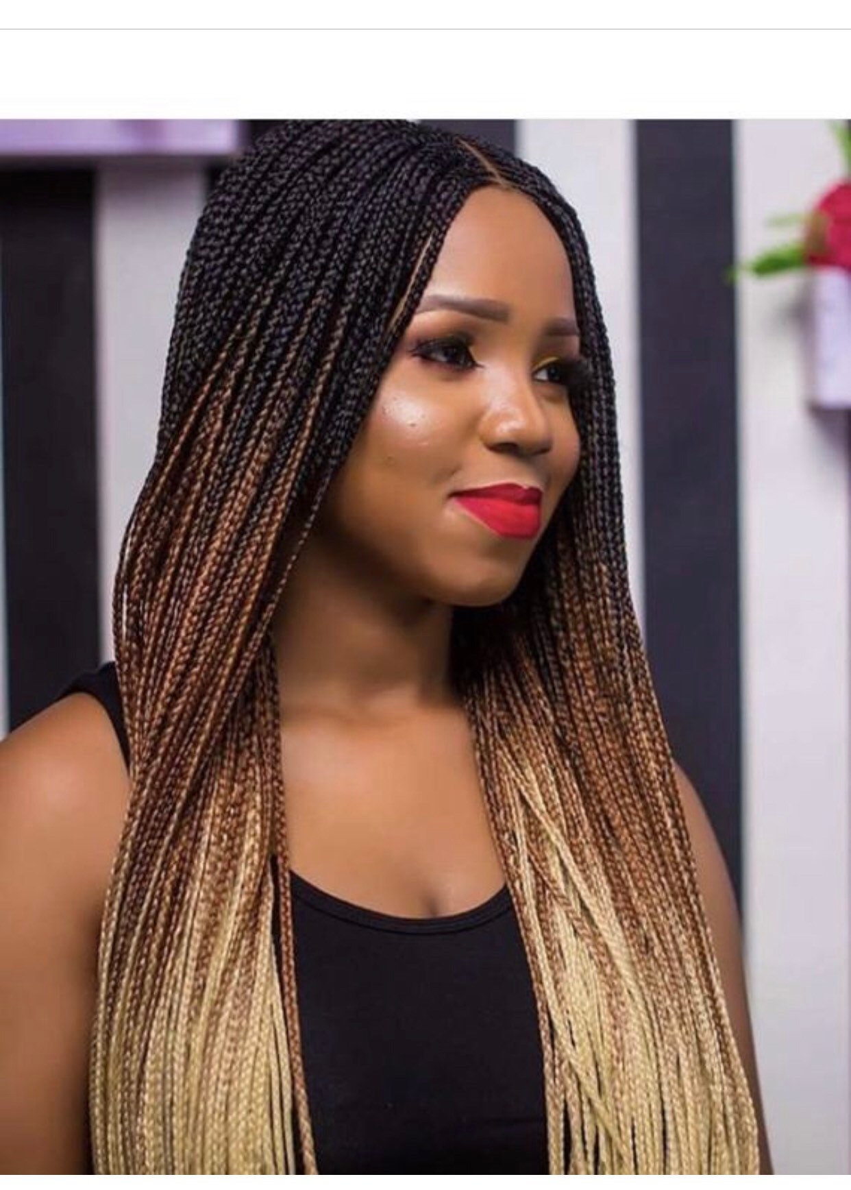 Braided 2 tone wig. It be made on a full lace wig.colors 2 & Etsy