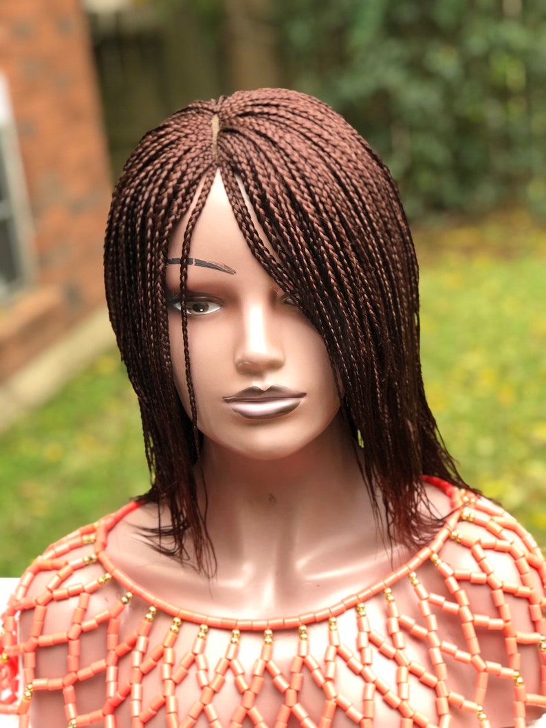 Braided Wig. Color 33. 10inches Long. Wigs for Black Women. Etsy