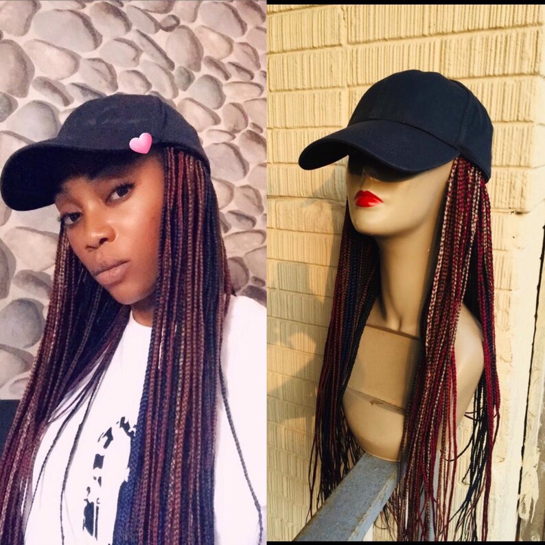 Braided Wig Inbuilt Face Cap Wig.box 
