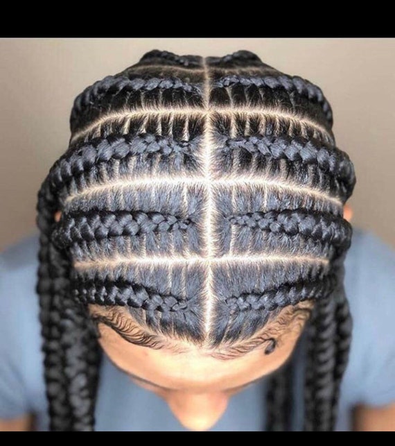 Braided Wig Pop Smoke Wig Wigs For Black Women 26 Inches Etsy braided wig pop smoke wig wigs for black women 26 inches long made on a full human hair lace wig