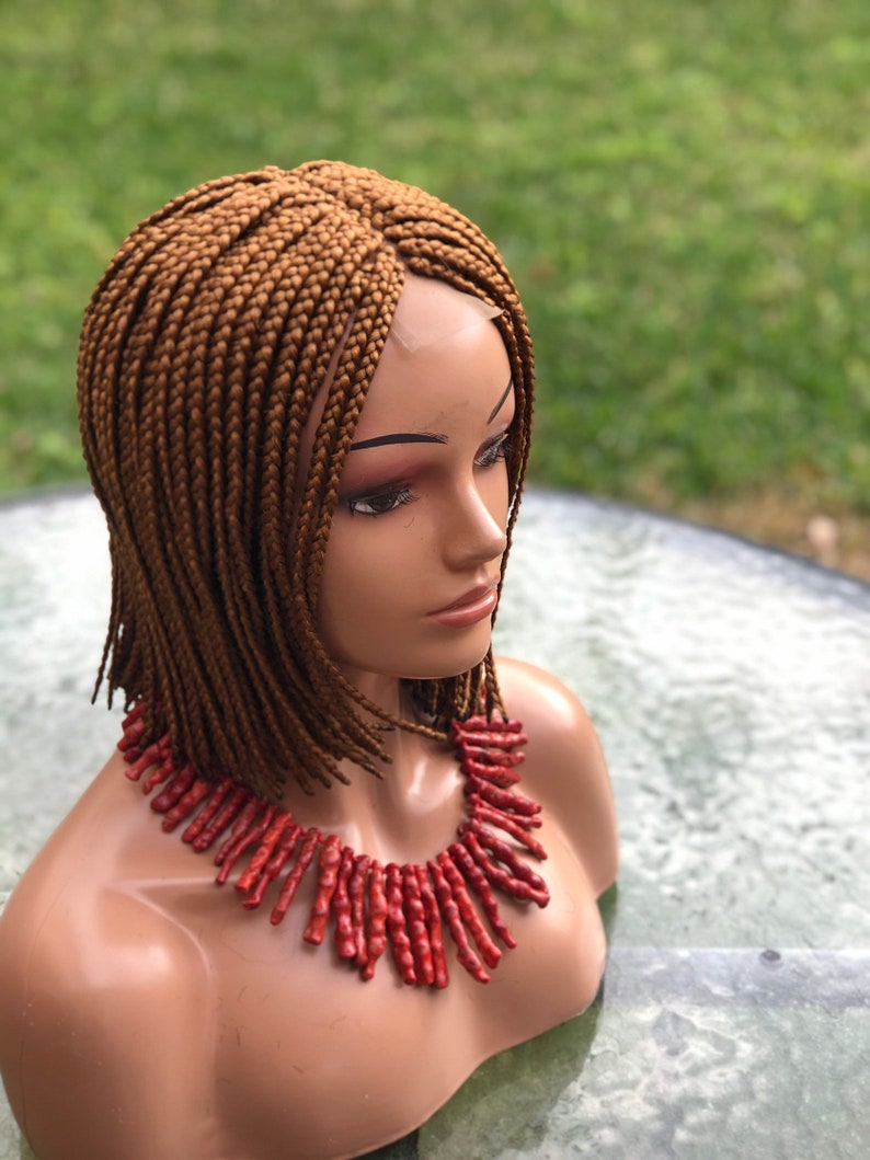 Braided Wig.box Braids.color 27.wigs for Black Women. Etsy