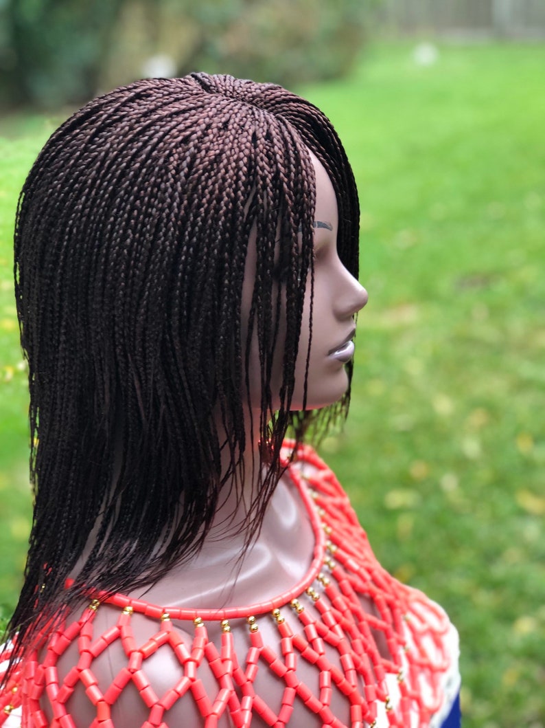 Braided Wig. Color 33. 10inches Long. Wigs for Black Women. Etsy
