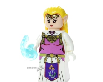 Princess Zelda Minifigure - Quality Checked, Hand Assembled & Gift Ready Minifig Mini figure Gift for him Gift for her