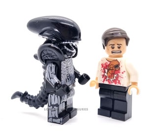 Alien Minifigure Set - Quality Checked, Hand Assembled & Gift Ready Minifig Mini figure Gift for him Gift for her