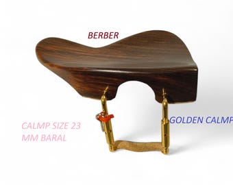 Ebony & Rosewood Violin Chinrest – Extra Gloss Finish 4/4 Full Size