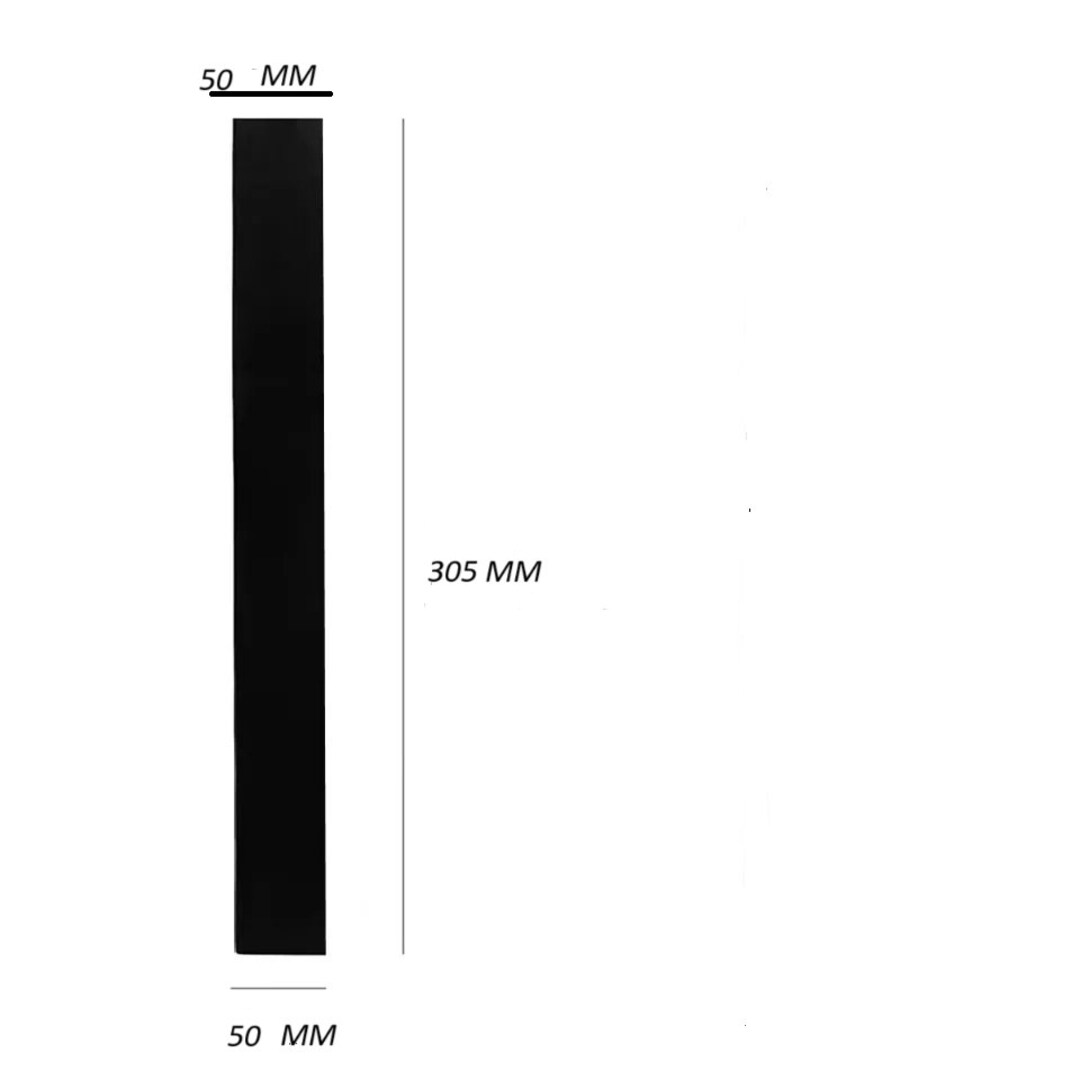 Pack of 2 Ebony Guitar Fretboard Fingerboard Blanks 305mm X 50mm X 9mm