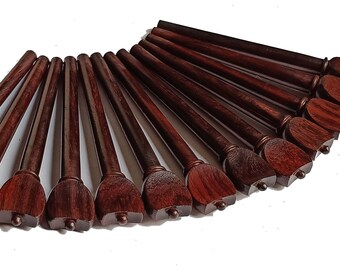 Ebony Wood Lute Pegs Set Of 13 Pieces AAA Quality