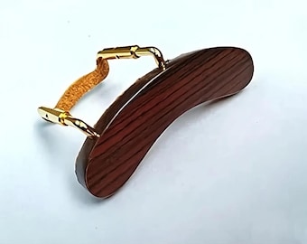 Ebenholz & Rosenholz Mandoline Armlehne | Ergonomischer Komfort