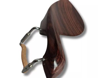Violin Italian Guanari Model Chinrest Pad Wood Chromium Brackets 1 Pieces 4/4 Handmade Kolkata Musical Instrument Ideal for Music Enthusiast