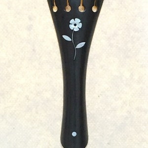 Hill Style 4/4 Violin Tailpiece in Himalayan Boxwood With