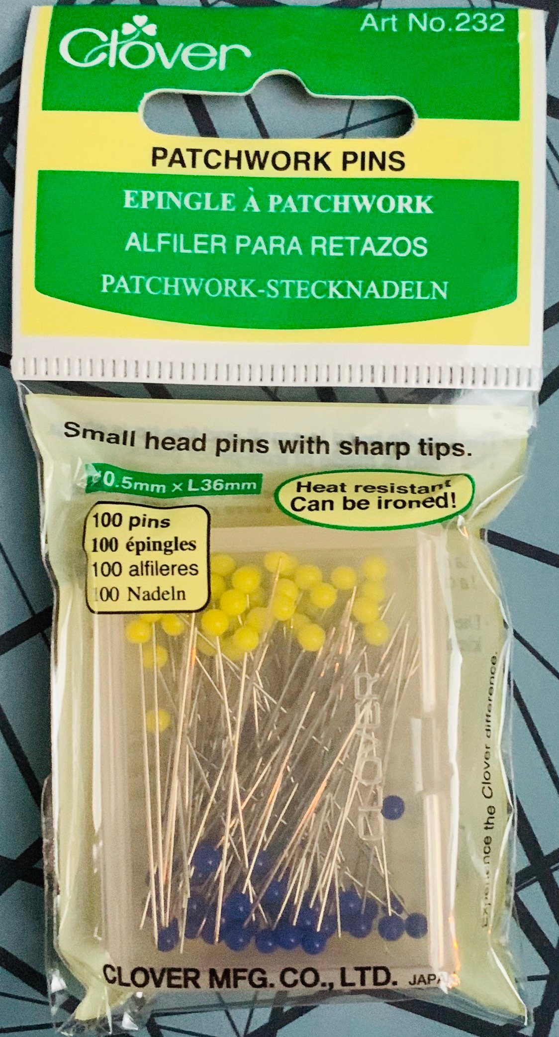 Applique Pins - Pretty Pins by Lori Holt - Applique Pins Box Of 250 #  ST-8644 - Quilting Pins - Sewing Pins