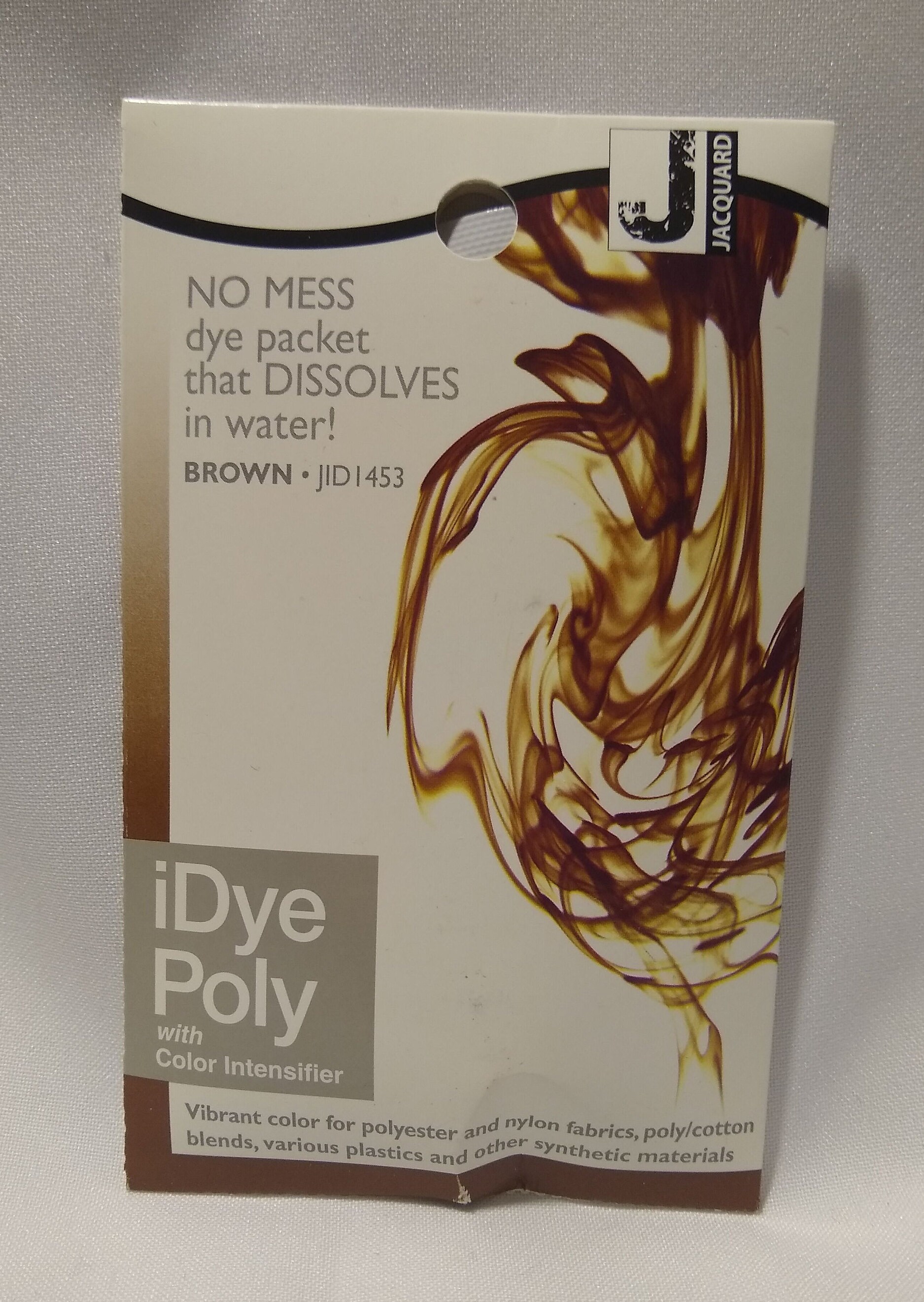 Jacquard iDye Poly Brown Fabric Dye No Mess Water Dissolving JID1453 New